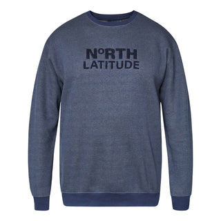 North Latitude / North Latitude Denim Boreal Logo Sweat Sweatshirt 0580 Navy melange
