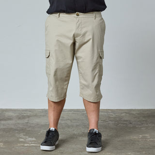 North Latitude / North Latitude Denim Cargo Comfort Fit Capri Shorts 0730 SAND