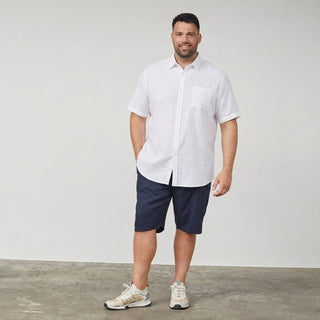 North Latitude / North Latitude Denim North Latitude melange linen shirt Shirt SS 0000 White