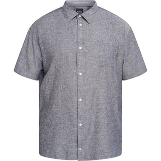 North Latitude / North Latitude Denim North Latitude melange linen shirt Shirt SS 0580 Navy Blue