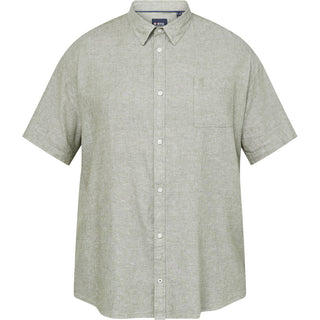 North Latitude / North Latitude Denim North Latitude melange linen shirt Shirt SS 0660 Olive Green