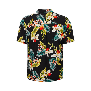 North Latitude / North Latitude Denim NORTH allover printed shirt Shirt SS 0099 Black
