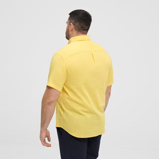 North Latitude / North Latitude Denim NORTH linen cotton shirt Shirt SS 0400 Yellow
