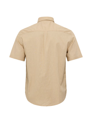 North Latitude / North Latitude Denim NORTH linen cotton shirt Shirt SS 0731 Sand Melange