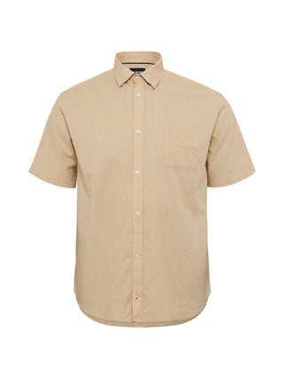 North Latitude / North Latitude Denim NORTH linen cotton shirt Shirt SS 0731 Sand Melange