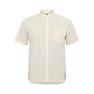 North Latitude / North Latitude Denim NORTH linen cotton shirt chinacollar Shirt SS 0001 Off White