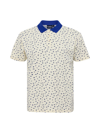North Latitude / North Latitude Denim NORTH printed pique polo Polo SS 0001 Off White