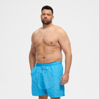 North Latitude / North Latitude Denim NORTH printed swimshorts Swimshorts 0530 Turquoise
