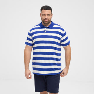 North Latitude / North Latitude Denim NORTH striped polo Polo SS 0570 Cobolt Blue