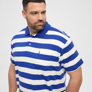 North Latitude / North Latitude Denim NORTH striped polo Polo SS 0570 Cobolt Blue