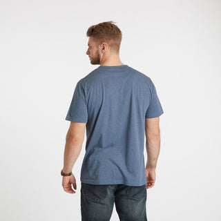 North Latitude / North Latitude Denim North 56Denim Printed T-shirt T-shirt 0555 Blue Melange