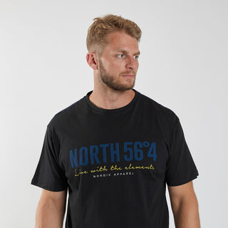 North Latitude / North Latitude Denim North 56°4 Printed T-shirt T-shirt 0099 Black