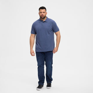 North Latitude / North Latitude Denim North Latitude Polo Polo SS 0555 Blue Melange