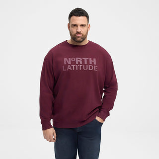 North Latitude / North Latitude Denim North Latitude logo Sweat Sweatshirt 0380 Bordeaux