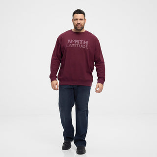 North Latitude / North Latitude Denim North Latitude logo Sweat Sweatshirt 0380 Bordeaux
