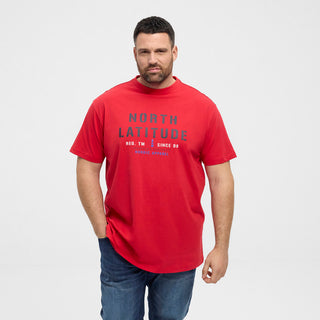 North Latitude / North Latitude Denim North Latitude logo T-shirt T-shirt 0300 Red