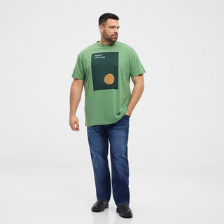 North Latitude / North Latitude Denim North Latitude printed T-shirt T-shirt 0640 Mid Green