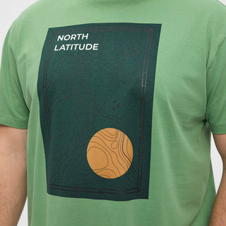 North Latitude / North Latitude Denim North Latitude printed T-shirt T-shirt 0640 Mid Green