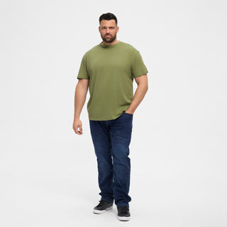 North Latitude / North Latitude Denim North Latitude t-shirt o-neck T-shirt 0660 Olive Green