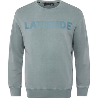 North Latitude / North Latitude Denim North latitude Denim Printed crew neck sweat Sweatshirt 2657 Pale Mint
