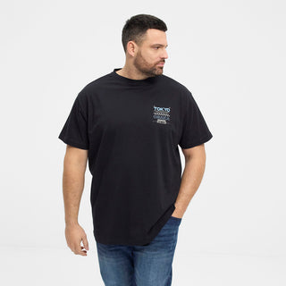 North Latitude / North Latitude Denim North latitude Denim Printed tee T-shirt 0099 Black