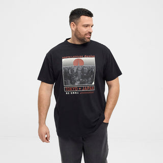 North Latitude / North Latitude Denim North latitude Denim Printed tee T-shirt 0099 Black