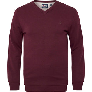 North Latitude / North Latitude Denim North latitude V-neck knit Knit 0380 Bordeaux
