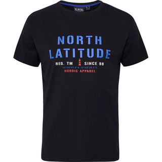 North Latitude / North Latitude Denim North latitude loge T-shirt tall T-shirt 0099 Black