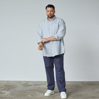 North Latitude / North Latitude Denim OXFORD SHIRT STRIPED S2 LS Shirt LS 0680 Dark Green