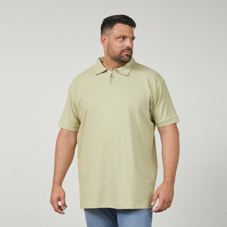 North Latitude / North Latitude Denim Polo w/zip Polo SS 2660 Light Dust Green