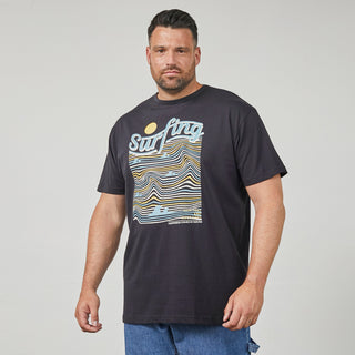North Latitude / North Latitude Denim Printed t-shirt T-shirt 0099 Black