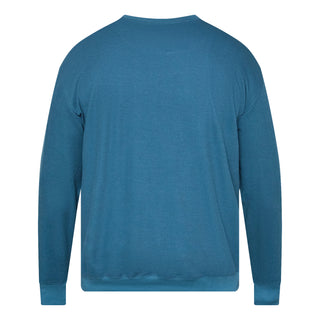 North Latitude / North Latitude Denim STRUCTURED T-SHIRT LS T-shirt LS 0575 Petrol Blue