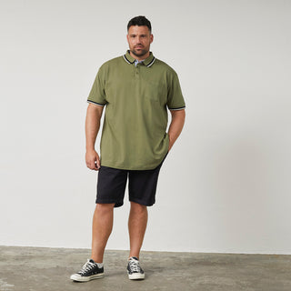 North Latitude / North Latitude Denim Superflex pique Polo Polo SS 0660 Olive Green