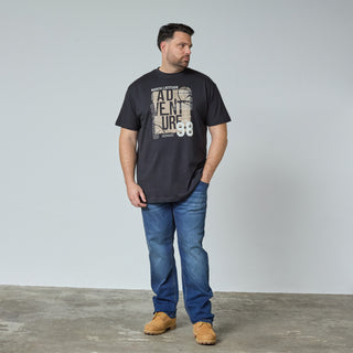 North Latitude / North Latitude Denim T-SHIRT T-shirt 0099 Black