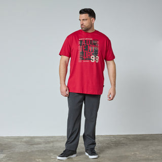 North Latitude / North Latitude Denim T-SHIRT T-shirt 0309 Paprika